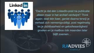 “Adverteren is dé snelste route naar zichtbaarheid en klanten”? Door RAadvieskompas