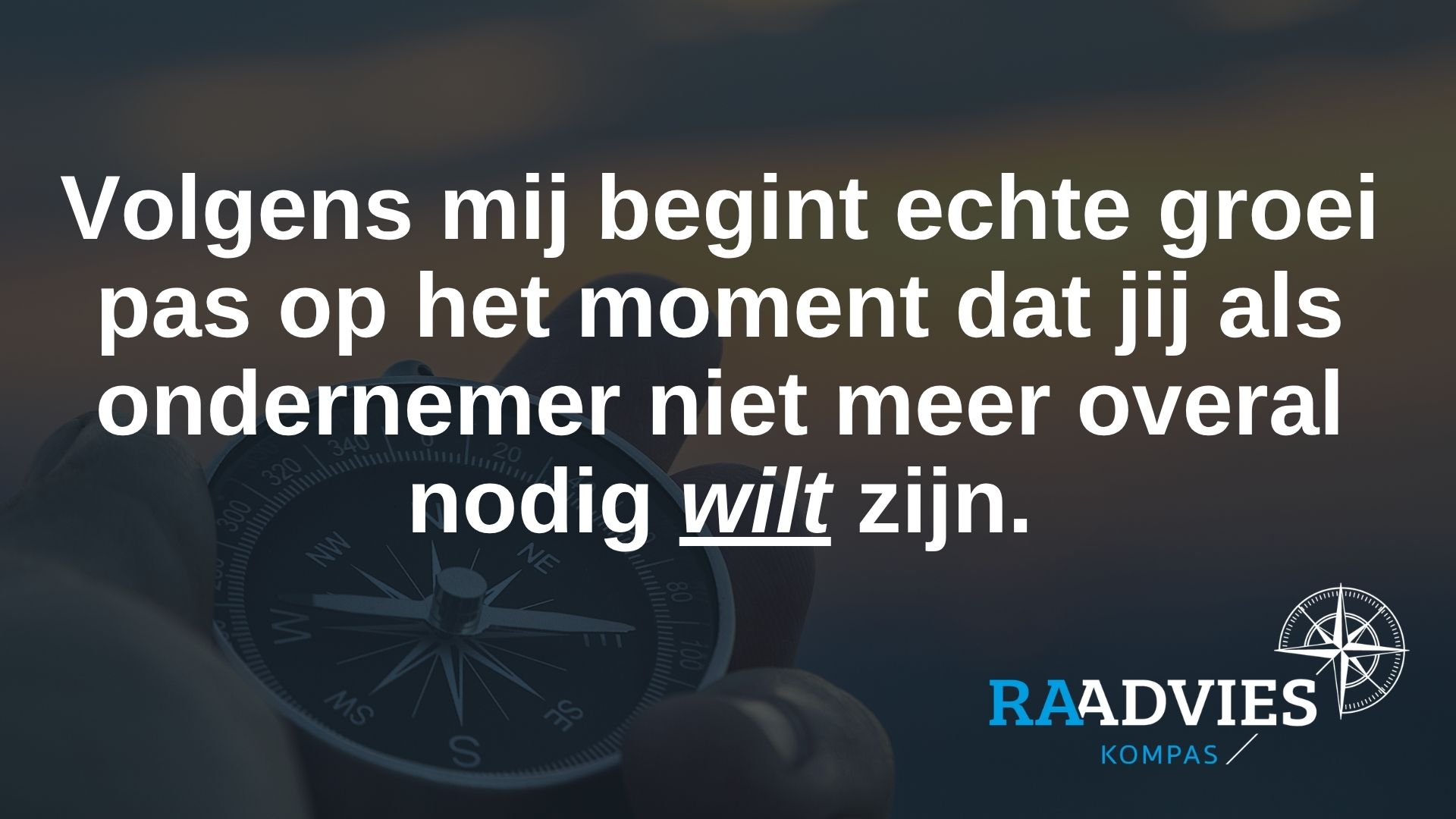 Sommige ondernemers willen groeien, maar blijven zelf de flessenhals.
