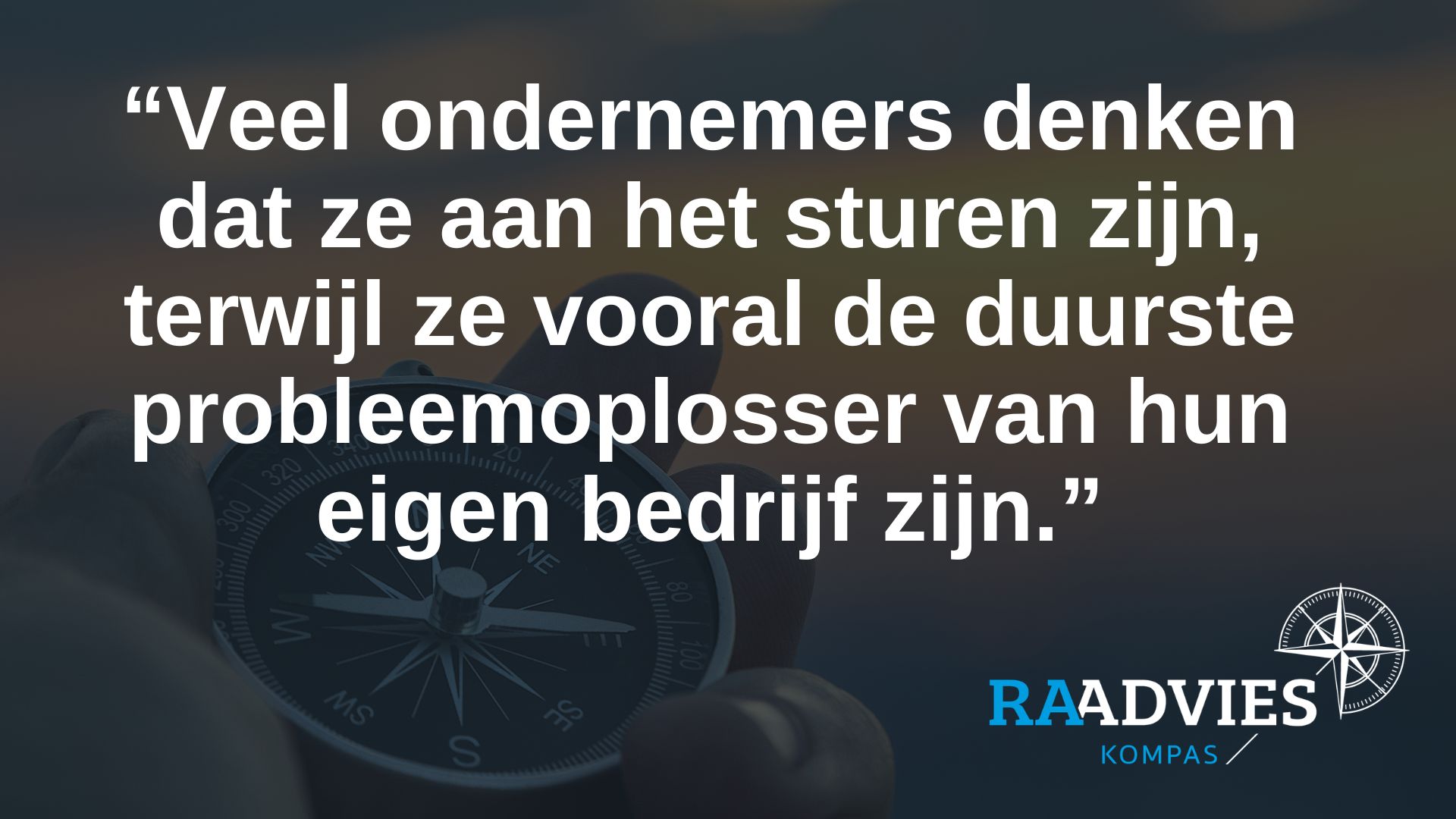En dat voelt misschien nuttig, maar het maakt je bedrijf niet vanzelf beter.